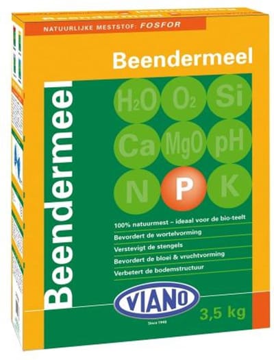Viano Beendermeel 3.5 kg - set van 2 stuks - Extra fosfor & stikstof - Stimuleert wortelvorming - Lange werking tot 3 maanden
