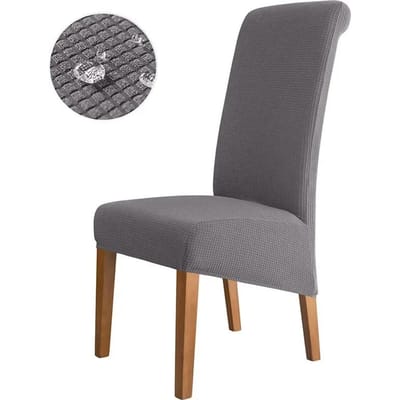 Housses de Chaise Grande Taille Haut Dossier Grand Housse de Chaise de Bureau de Cuisine Réglable Housse Spandex pour Banquet Maison 1 piece