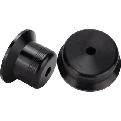 Kit de 2 pièces pour outil de pose de joint de vilebrequin principal Avant Arrière Remplacement pour GM 6.6 6.6L Duramax Diesel 2001‑2016 black