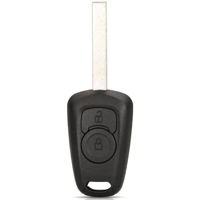 XEOD Autosleutelbehuizing - sleutelbehuizing auto - sleutel - Autosleutel / Geschikt voor: Opel 2 knops