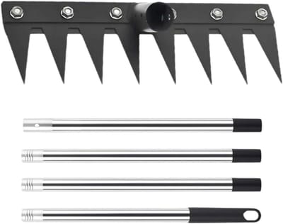 Onkruidwieder met Lange Steel - Onkruidsteker Tuin - Bodem Losmaken - Verstelbare Lengte - 45 x 18 x 7 cm