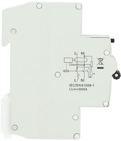 EMAT aardlekautomaat C6 1P+N 30mA Type A (85006001)