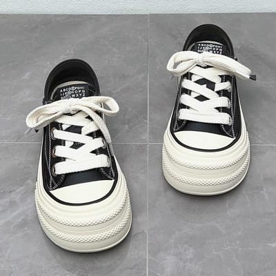 Canvas Schoenen Dames Lente en Herfst Veelzijdig Nieuw Trendy Platform Witte Schoenen Casual Sneakers Boardschoenen 39 white