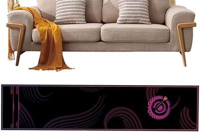 Dart Mat - Werplijn Mat - Spel Verbeteren - Antislip Kristalfluweel - 300 cm Lengte - Roze