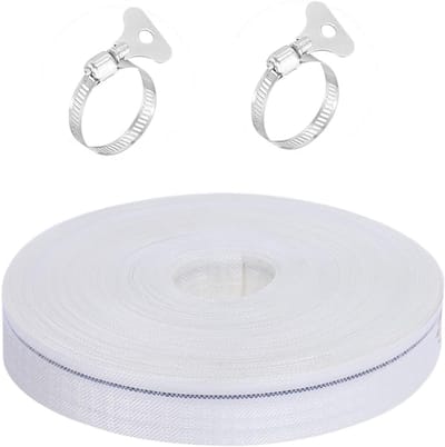 Platte Afvoerslang 10 Meter x 32mm - Sterke Pomp- en Bouwslang voor Zwembad en Tuin