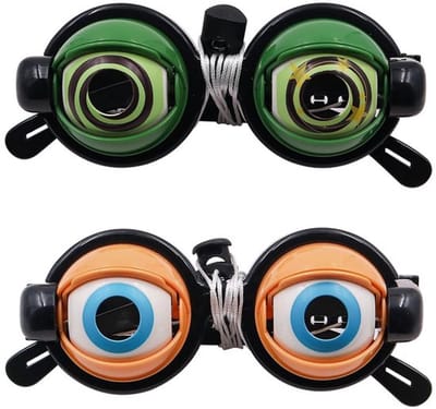 Onf3 - Leuke bril speelgoed - Grote ogen kostuum accessoires