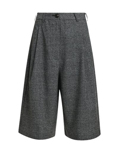 Essentiel Antwerp Wide Leg Bermudas Bermudas Grijs Kreme