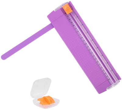 Dailygoody - Papiersnijder - Mini-papiersnijder - Draagbaar en veilig - A5 formaat - Perfect voor scrapbooking - Snijdt papier, foto's en kaarten