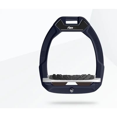 Veiligheidsluchtjes Paardenrijden Schuine Ultra Grip Marine/Grijs/Bruin Flex-On Safe-On