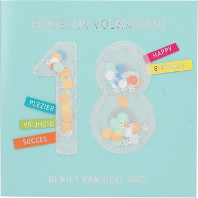 Depesche - Paper love wenskaarten - mot. 01 - 18 jaar