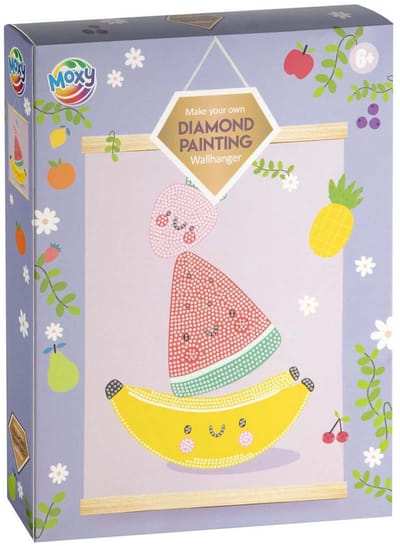 Creative Craft Group diamond painting wandhanger fluweel fruit set.
