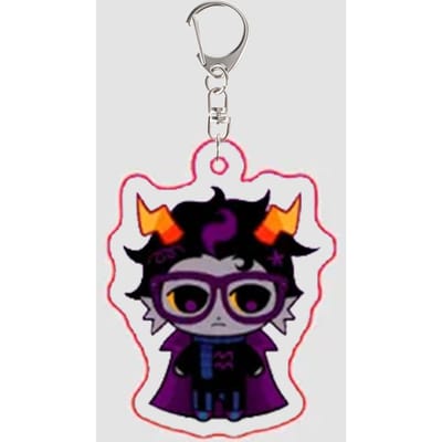 Jeu Dave Strider John Egbert Rose Lalonde Eridan Ampora Kurloz Makara Porte-clés Acrylique Accessoires de Sac à Dos Cadeau de Festival black