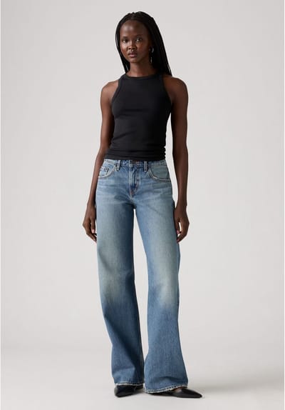 straight fit jeans van puur katoen