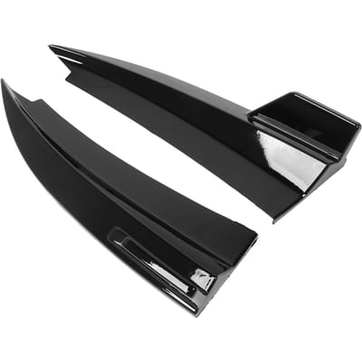 2 STUKS Achterbumper Zijdiffusor Links Rechts voor Benz C?Klasse Coupé C205 AMG Line C43 C63 2015 tot 2021 zwart