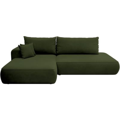 Hoekbank met slaapfunctie Fermizzi links chenille | Selsey Design