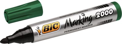 Bic Permanentmarker 2000 Groen Pk/12.