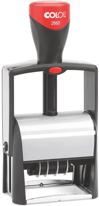 Woord-datumstempel Colop Heavy Duty 2660 Classic Line personaliseerbaar
