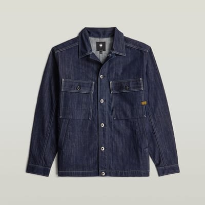 Overhemd Lange Mouw G-Star Raw D26462 D577 MOSA OVERSHIRT-D926 STAY RAW DENIM