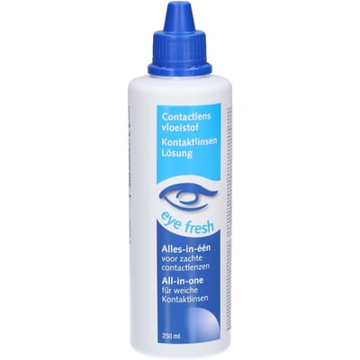 Eye Fresh 250 ml - Alles-in-één Lenzenvloeistof voor zachte contactlenzen - Voordeelverpakking