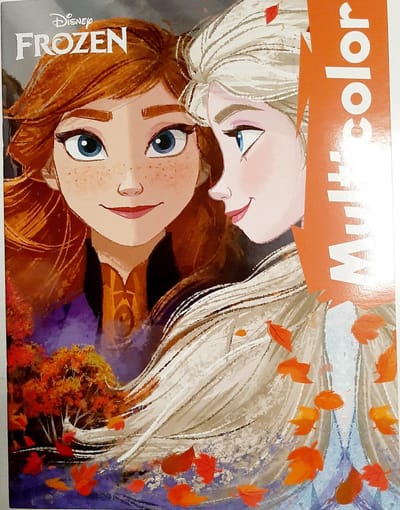 Multicolor kleurboek - Disney Frozen - Elsa Anna - autumn - 17 kleurplaten