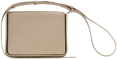 JOST Leren Schoudertas Arva Shoulder Bag Ecru Taupe