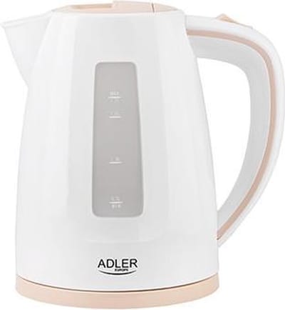 Top Choice - Kunststof waterkoker - rose wit - 2200 watt - 1.7 liter