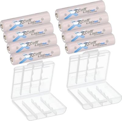Oplaadbare Batterijen Set - Micro Accu's - Apparaten Voeden - Low Self Discharge - AAA 800 mAh