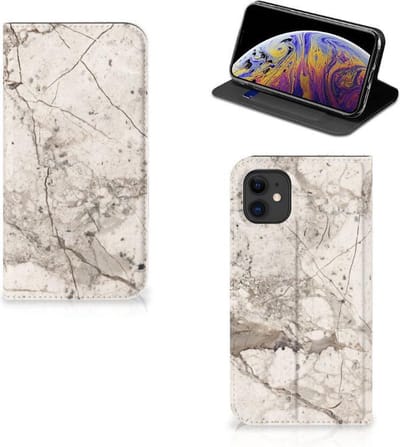 Apple iPhone 11 Standcase Marmer Beige