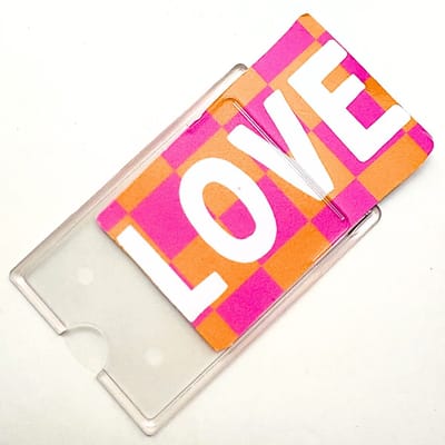 Transparante Sticker Wallet voor Telefoon – Universele Zelfklevende Pasjeshouder – Kaarthouder voor 1 Pas
