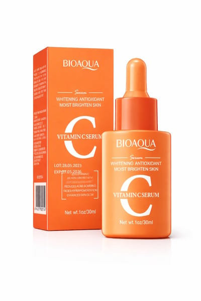 BIOAQUA Vitamine C Serum | Hyaluronzuur Serum Gezicht | Anti Aging Serum | Hydraterend Serum | Tegen Pigmentvlekken | Niacinamide Serum | Collageen Boost | Acne Serum | Glow Skin Care | Gezichtsverzorging | Huidverzorging | 30ml