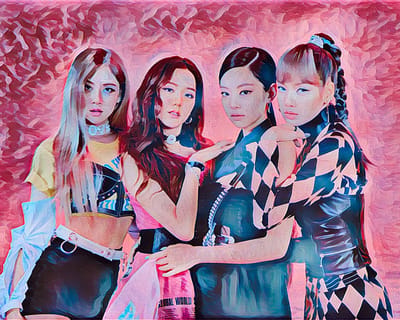 K-POP BLACKPINK 3 - Canvas - 70 x 100 cm