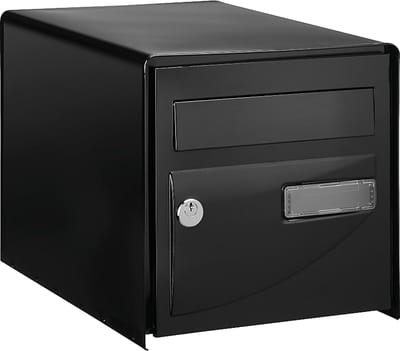 Compacte Brievenbus - Post Ontvanger - Brieven Post - Afsluitbaar Ontwerp - Zwart