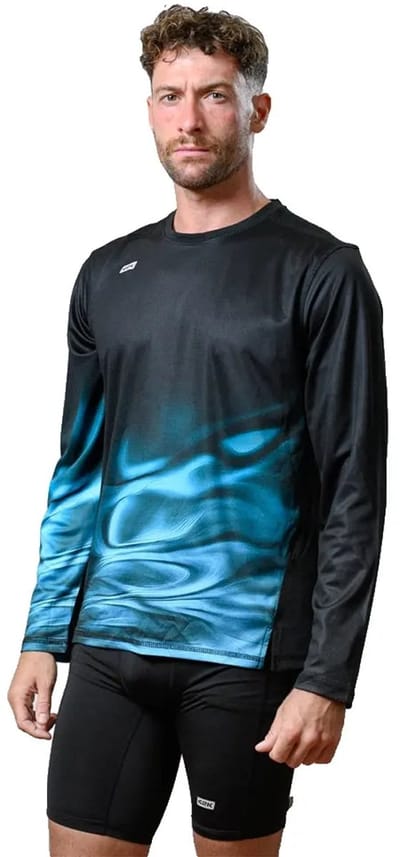 42k Running Stellar T-shirt Met Lange Mouwen Blauw XL
