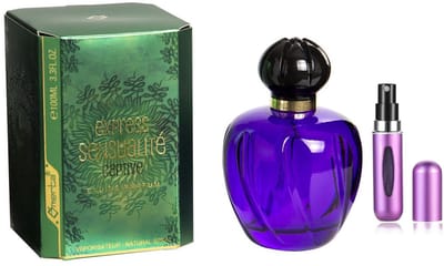 Omerta - Express Sensualité Captive - Eau de Parfum - 100 ml inclusief hervulbare tasverstuiver (willekeurige kleur)