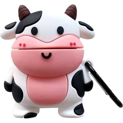 3D Koe Siliconen Zachte Oortelefoonhoes Voor Airpods Pro 2 Schokbestendige Beschermhoes Voor Airpods 1 2 3 Oplaaddoos Coque For Airpods 3 2021