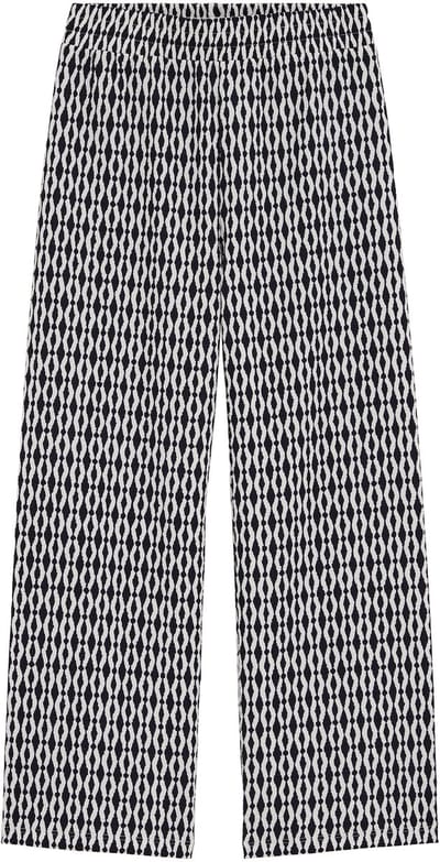 WE Fashion Meisjes wide leg broek met streep