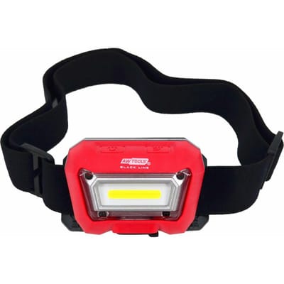 Awtools Black Line - Hoofdlamp - COB LED - Bewegingssensor - USB-oplaadbaar