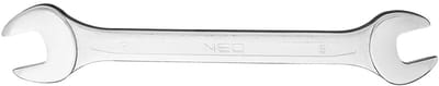 NEO 09-808 - Steeksleutel - 8 x 9 mm - Chroom-vanadiumstaal - DIN 3110 Norm