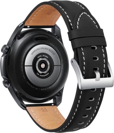 Fungus - Smartwatch bandje - Geschikt voor Samsung Galaxy Watch 6 (incl. Classic), Watch 5 (incl. Pro), Watch 4, Watch 3 41mm, Active 2 - Horloge 20mm - PU leer - Strap - Zwart