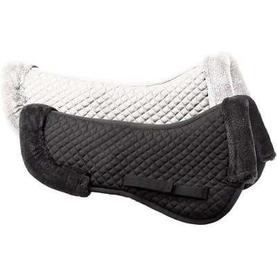 Pony rugpolstering met synthetisch schapenvacht Tattini