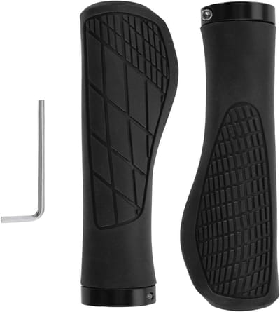 Ergonomische Rubber Handgrepen voor Fietsen - Antislip Stuurhandvatten voor 22.2mm Mountainbike en Stadsfiets, Verbeter Grip en Comfort