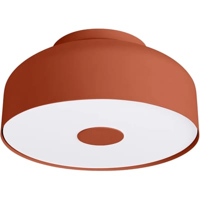 Sollux Lighting Wandlamp Omiq - E27 - rode oker - staal/PVC - 30x30x15cm