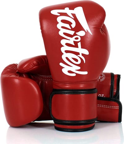 Fairtex BGV14 Microfiber Bokshandschoenen - Rood 12 oz