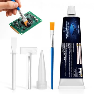 Zwarte coating van 100ml voor elektronica, gietcompound voor circuit met afdichting, isolatie en water- en stofdichte functies voor stabiele werking van elektronische componenten