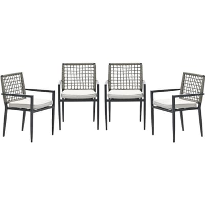 Garden Impressions Florance tuinstoelen set van 4 stapelbaar