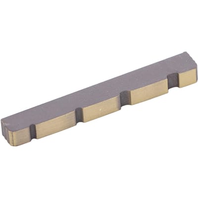 4-Snarige Basgitaar Topkam 38mm Vooraf Gesleufd Draagbare Messing Vervanging Gitaar Basgitaar Snaar Topkam beige