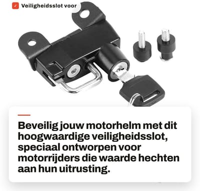 Dailygoods- Veiligheidsslot met Diefstalbeveiliging - Motorhelmslot - Geschikt voor Scrambler 400/800 - Met 2 Sleutels - Antidiefstal - Voor Full Throttle/Urban Enduro 2015+ - Helmslot