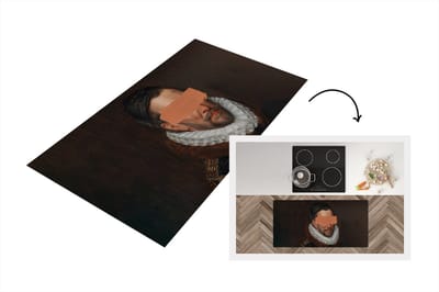 Keukenloper - Loper keuken - Oude meesters - Willem van Oranje - Verf - 120x60 cm - Keukenloper vinyl
