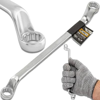 JCB Serie - Ringsleutel - 12x13 mm - 75 Graden Hoek - 12-Kantig