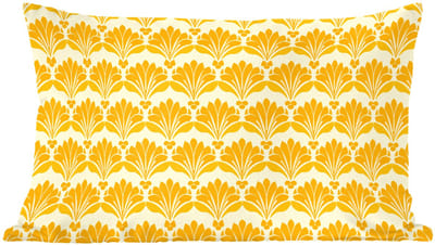 Sierkussens - Kussentjes Woonkamer - 60x40 cm - Patroon - Motief - Geel